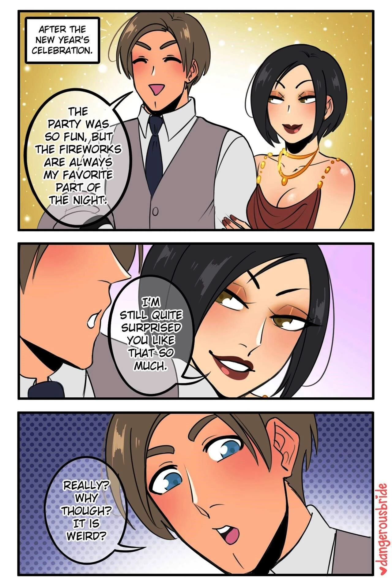 Ada Wong X Leon 3 porn comic picture 87
