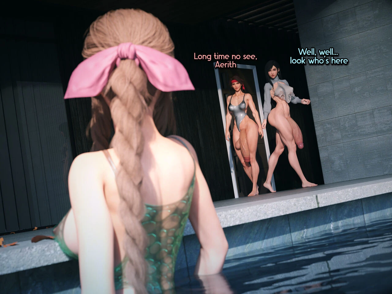 Aerith's No Nut November porn comic picture 24