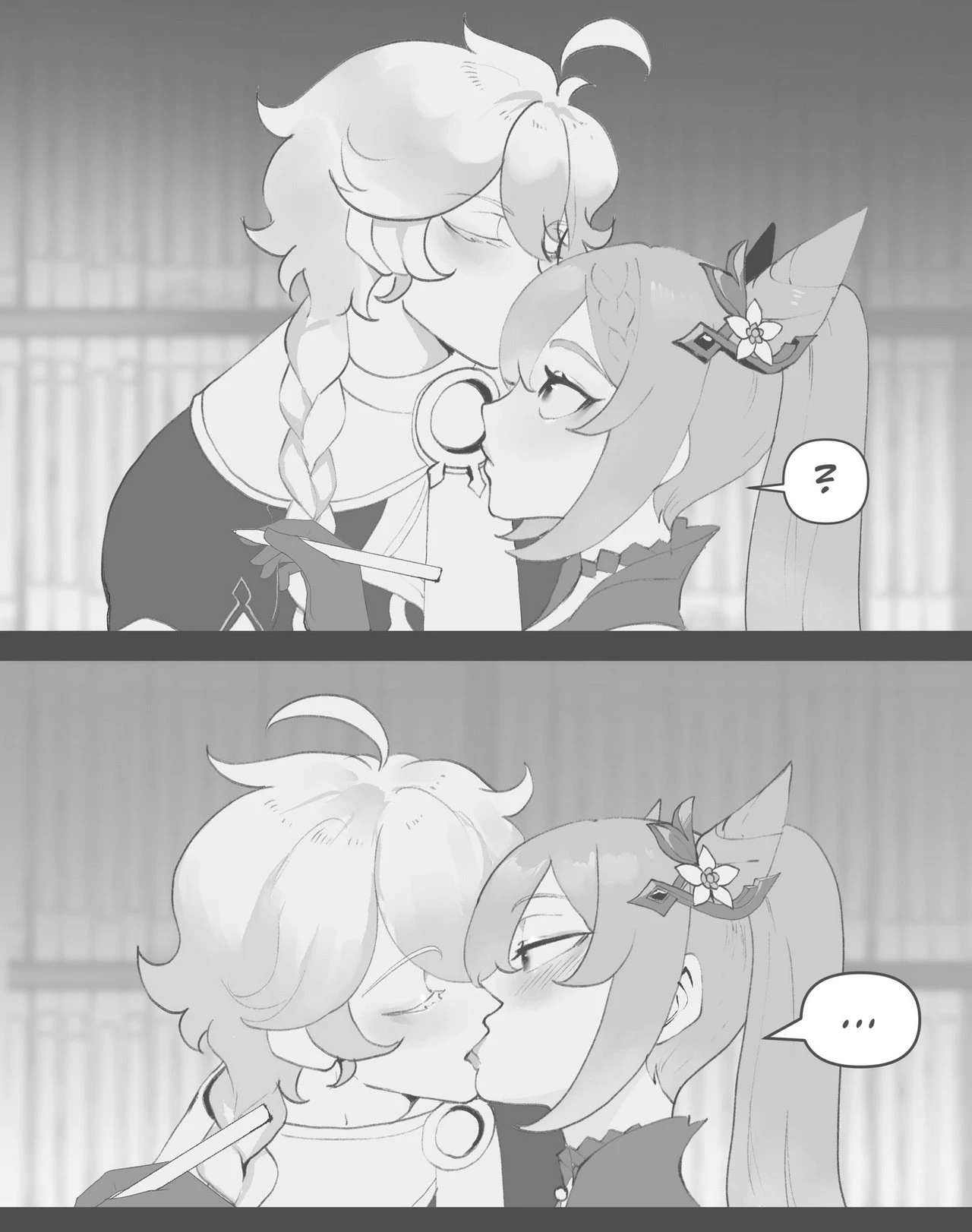 Aether x Keqing porn comic picture 4