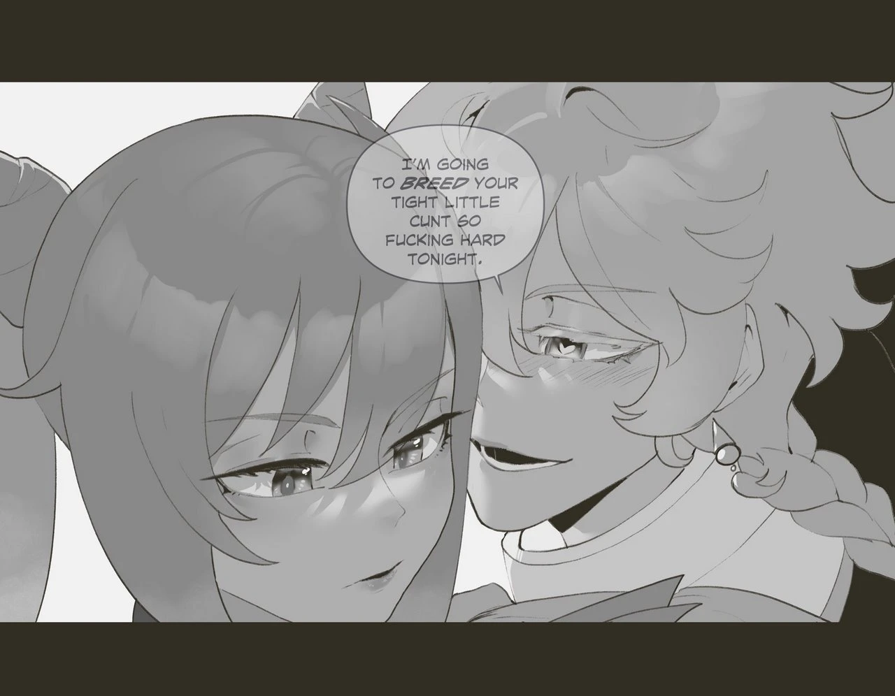Aether x Keqing porn comic picture 7