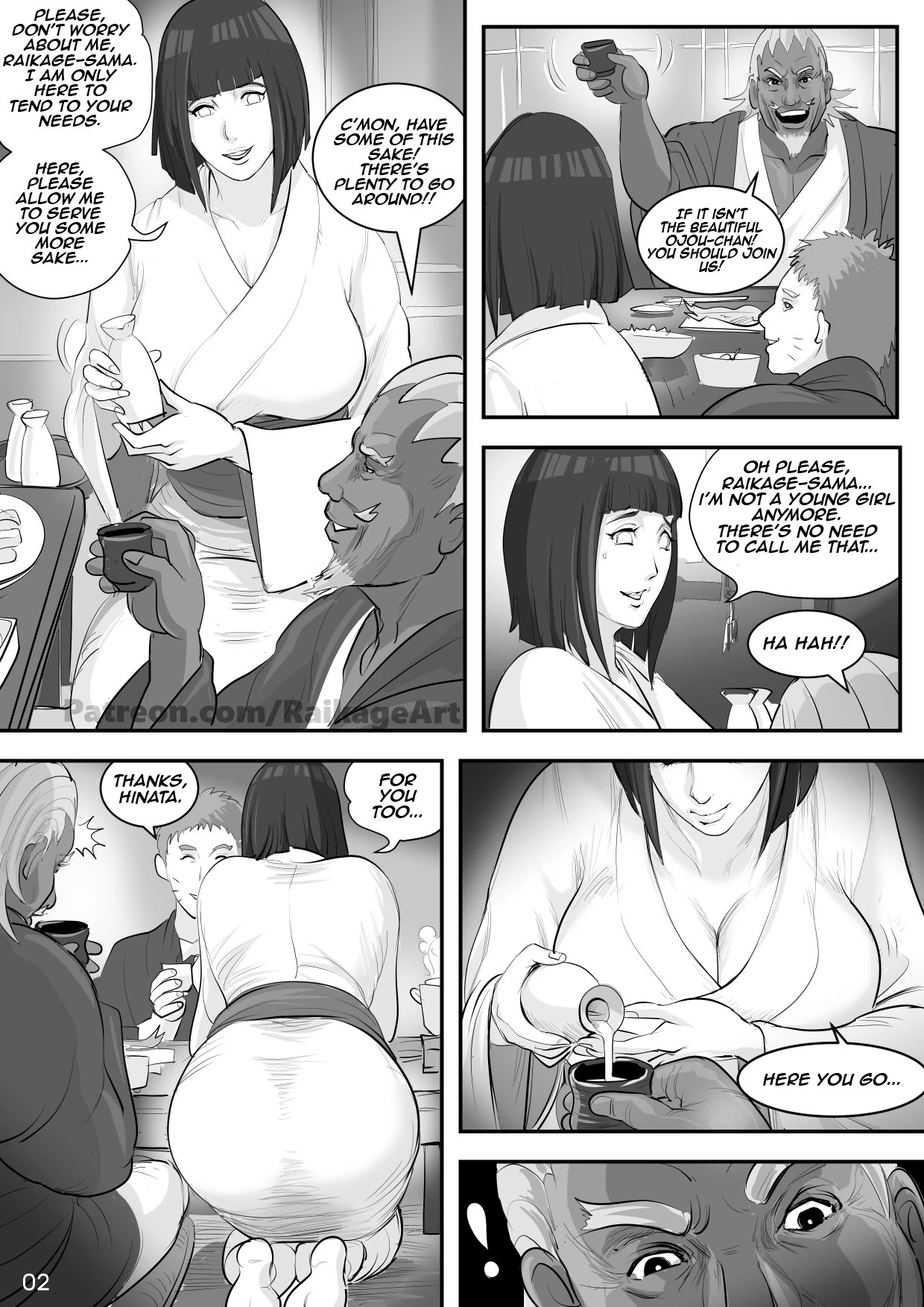 Affair Hidden in the Leaves porn comic picture 4