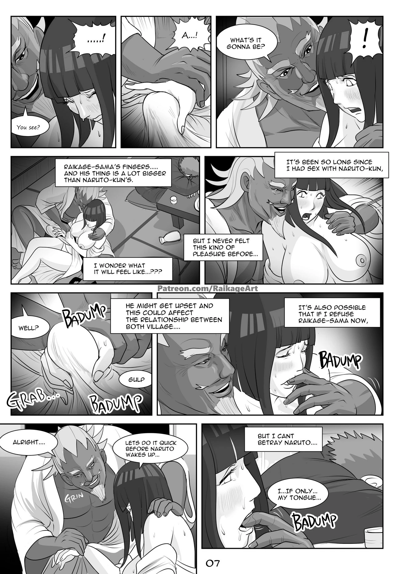 Affair Hidden in the Leaves porn comic picture 9