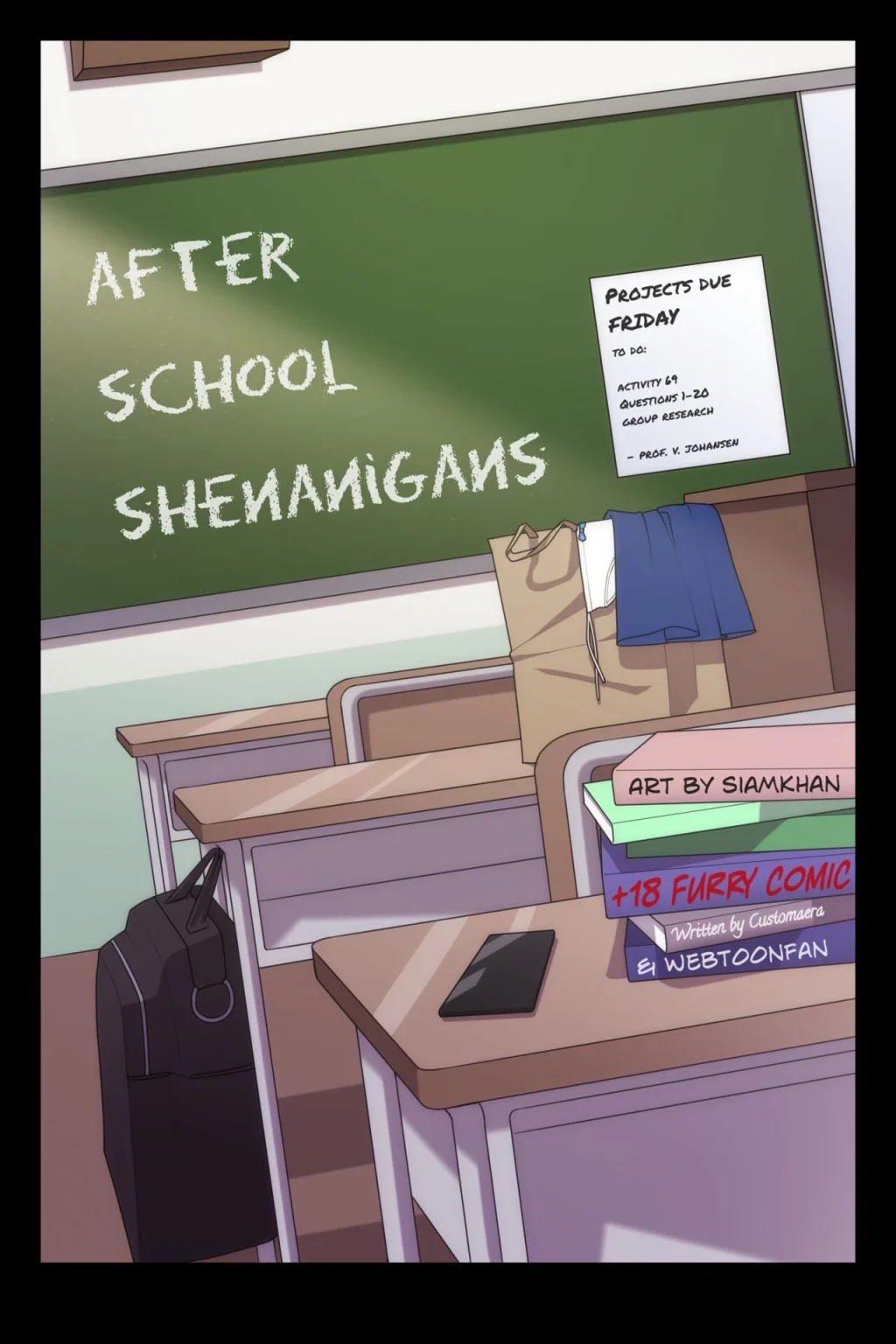After School Shenanigans porn comic picture 1