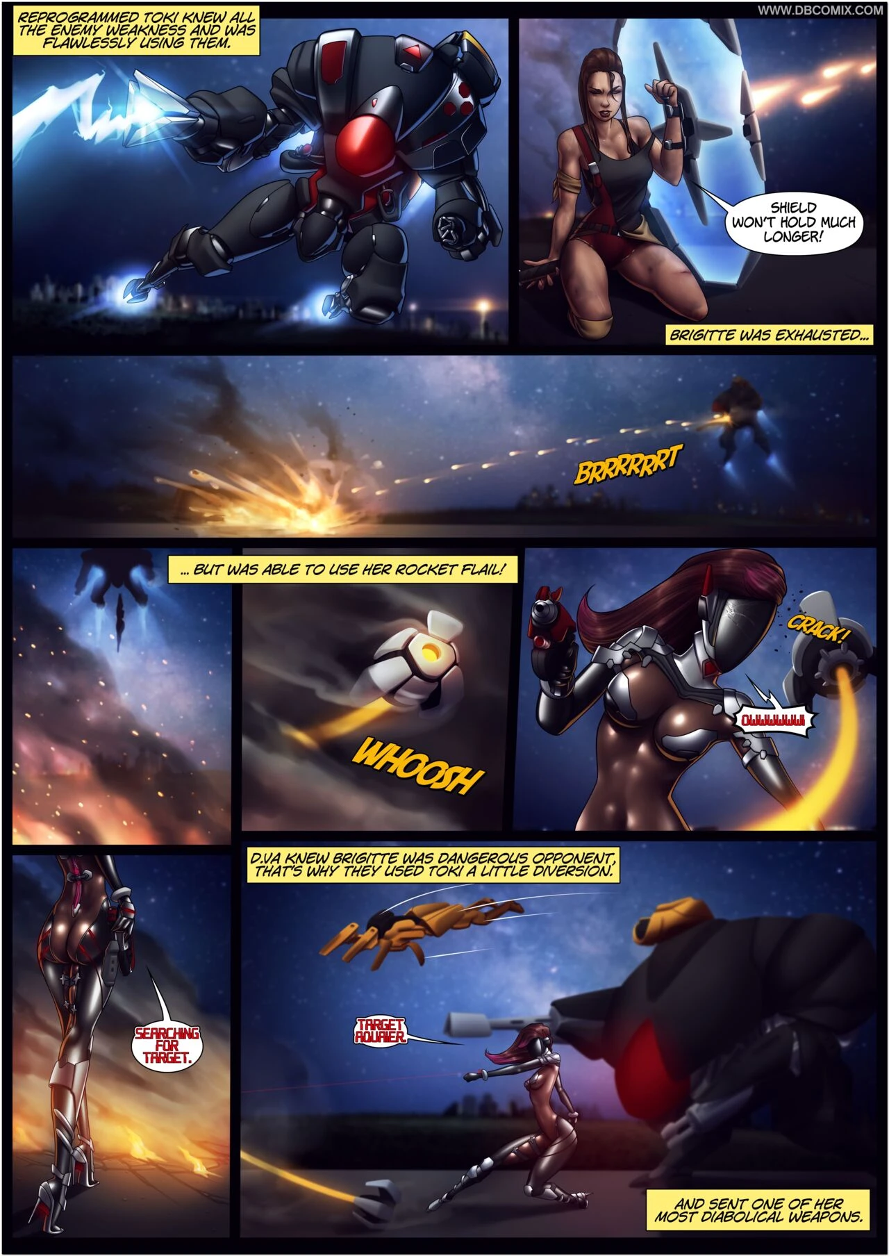 Afterwatch 2 Tracer & Brigitte porn comic picture 10