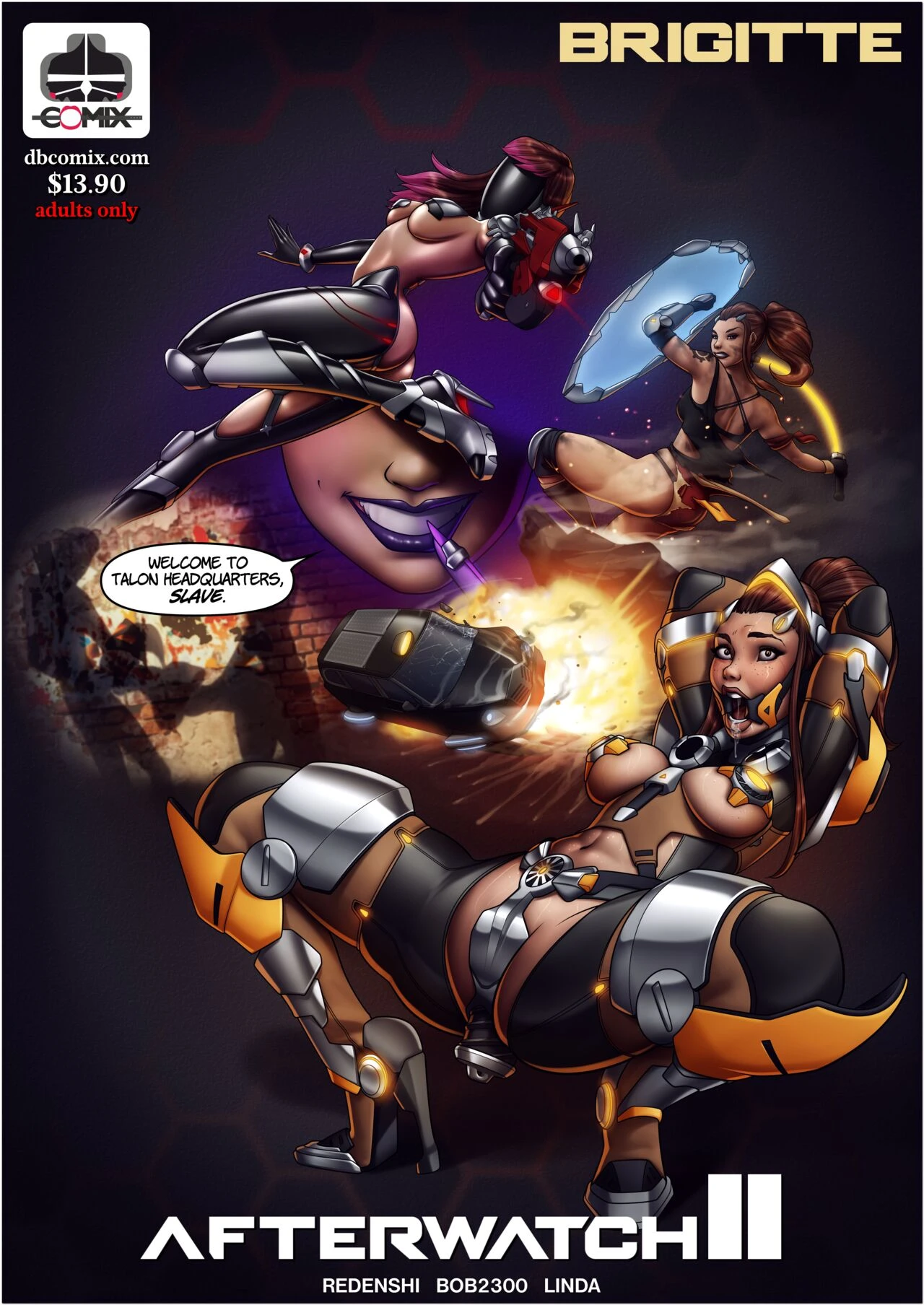 Afterwatch 2 Tracer & Brigitte porn comic picture 19