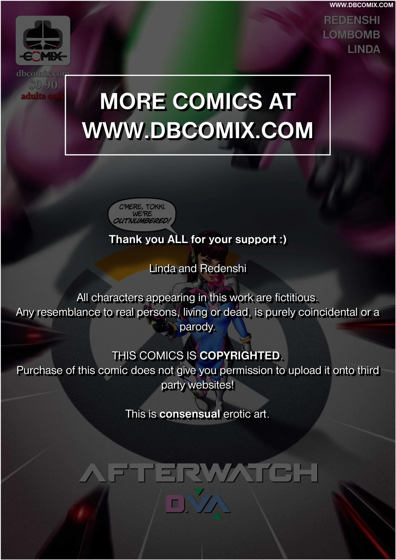 Afterwatch 2 Tracer & Brigitte porn comic picture 20