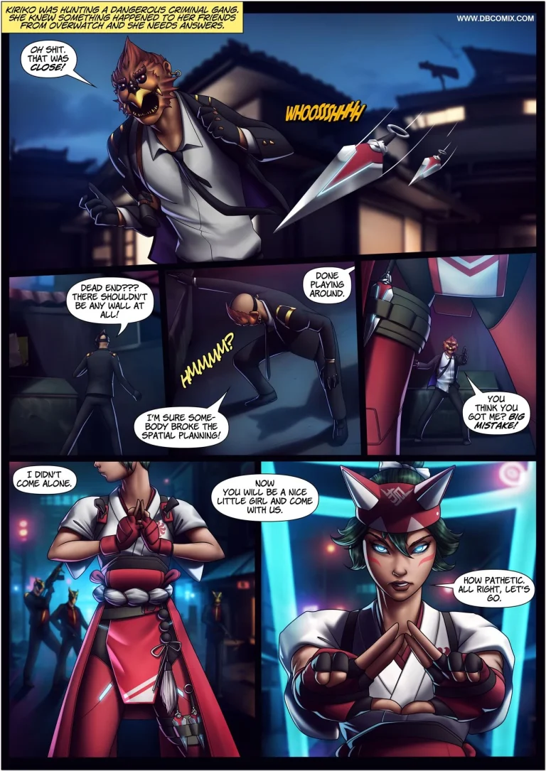 Afterwatch 3: Kiriko porn comic picture 2