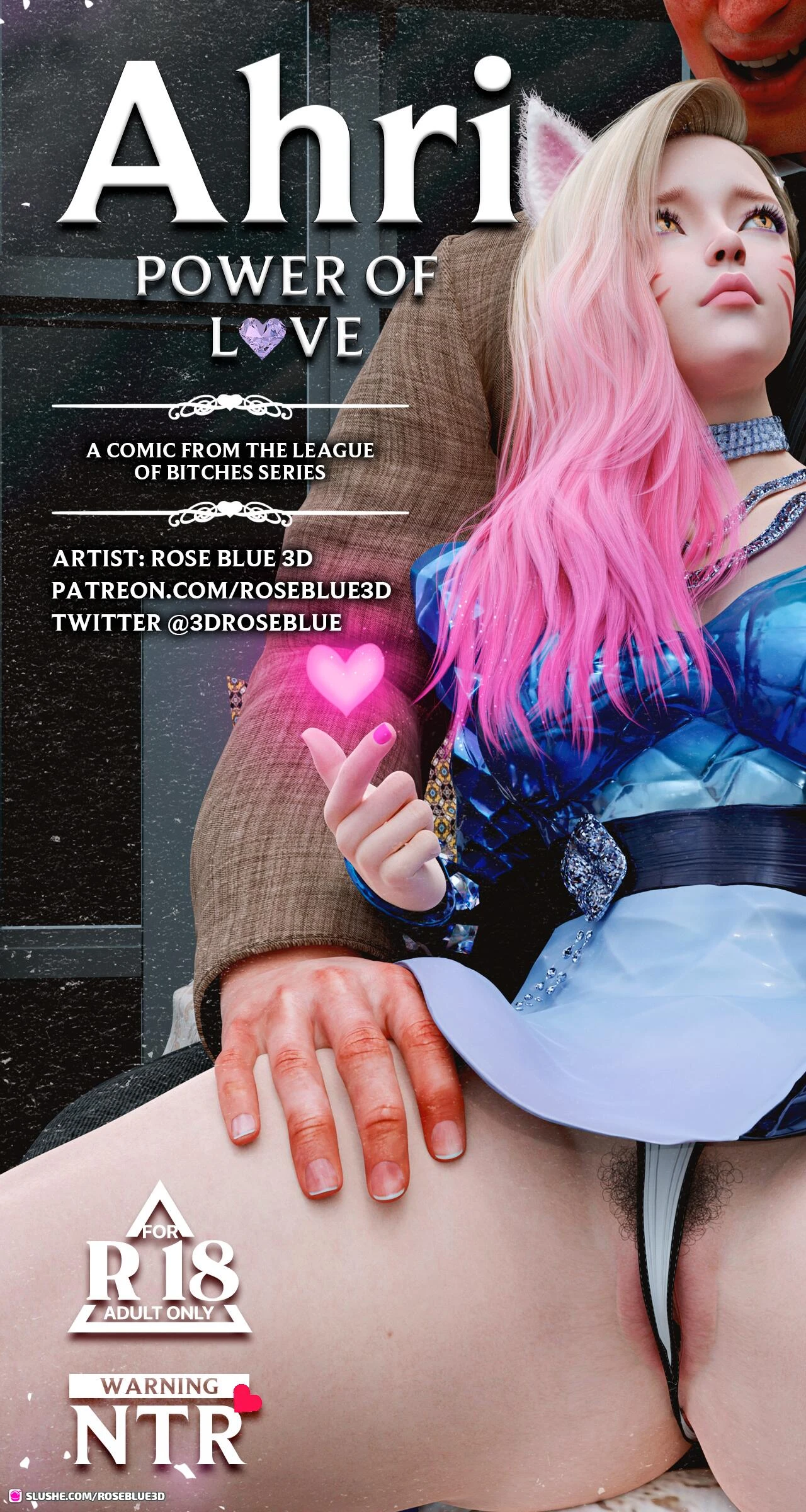 Ahri Power of love porn comic picture 1