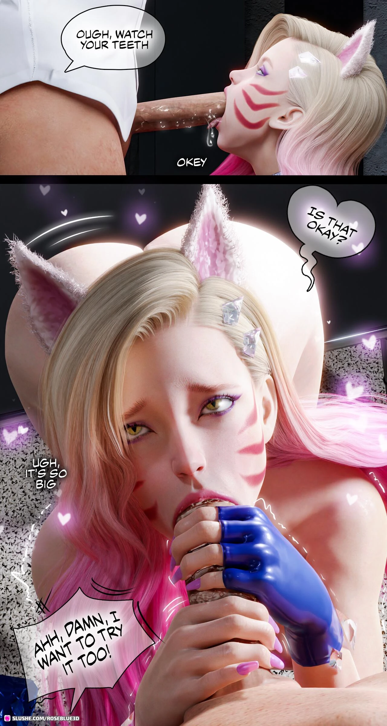 Ahri Power of love porn comic picture 34