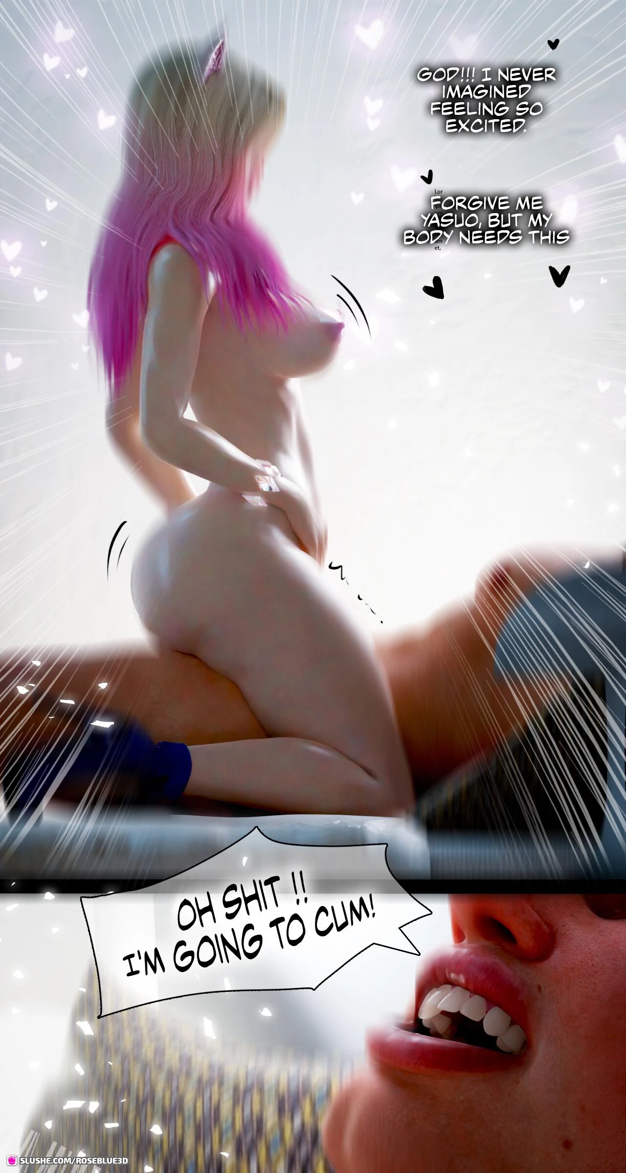 Ahri Power of love porn comic picture 57