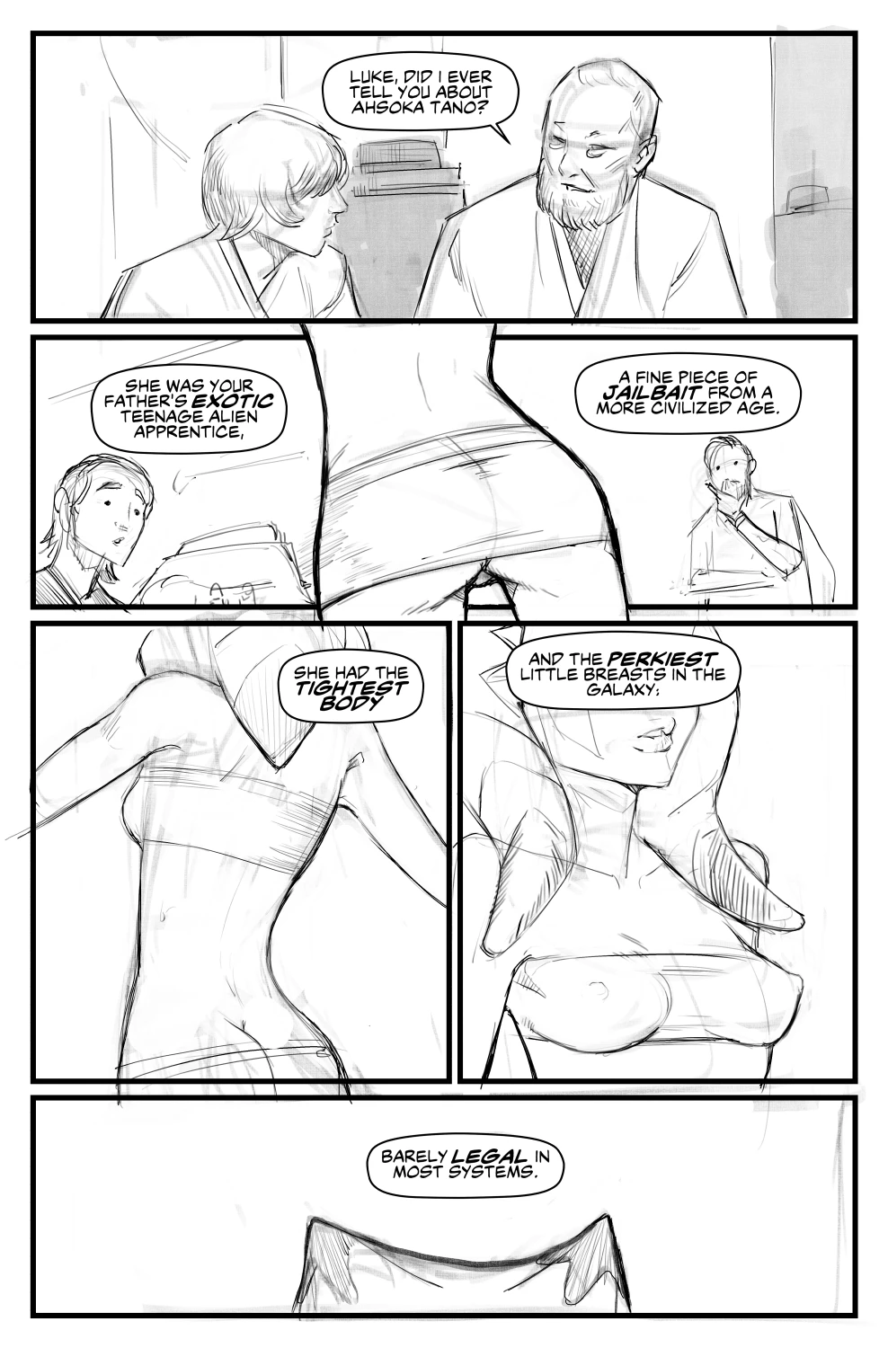 Ahsoka: Snippets of the Past porn comic picture 2