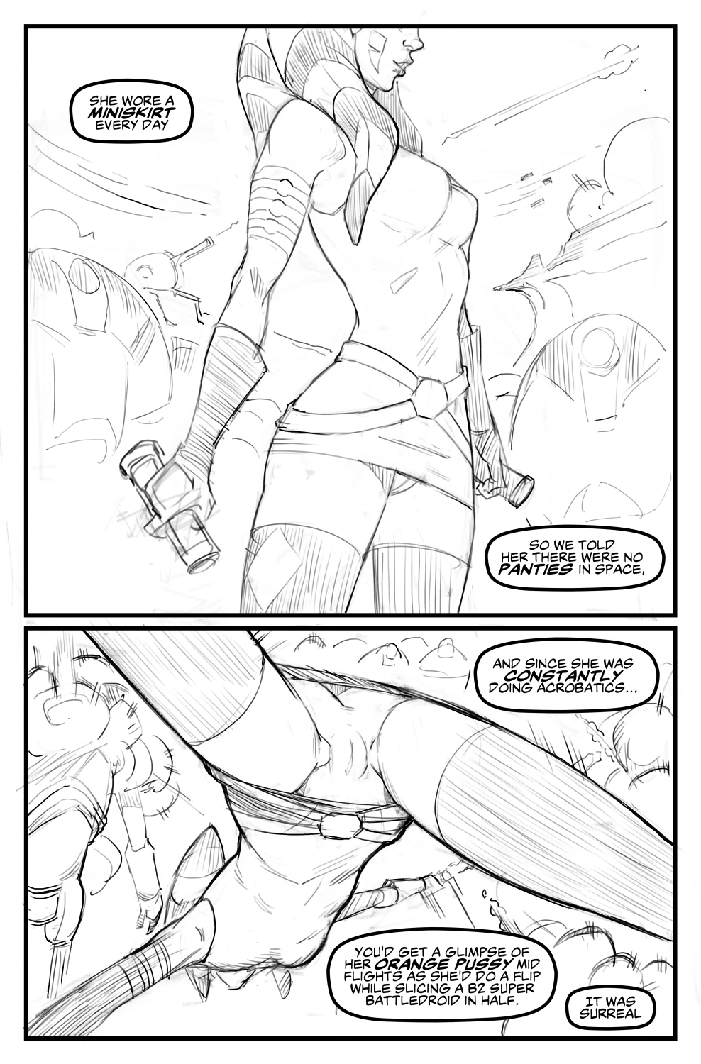 Ahsoka: Snippets of the Past porn comic picture 4