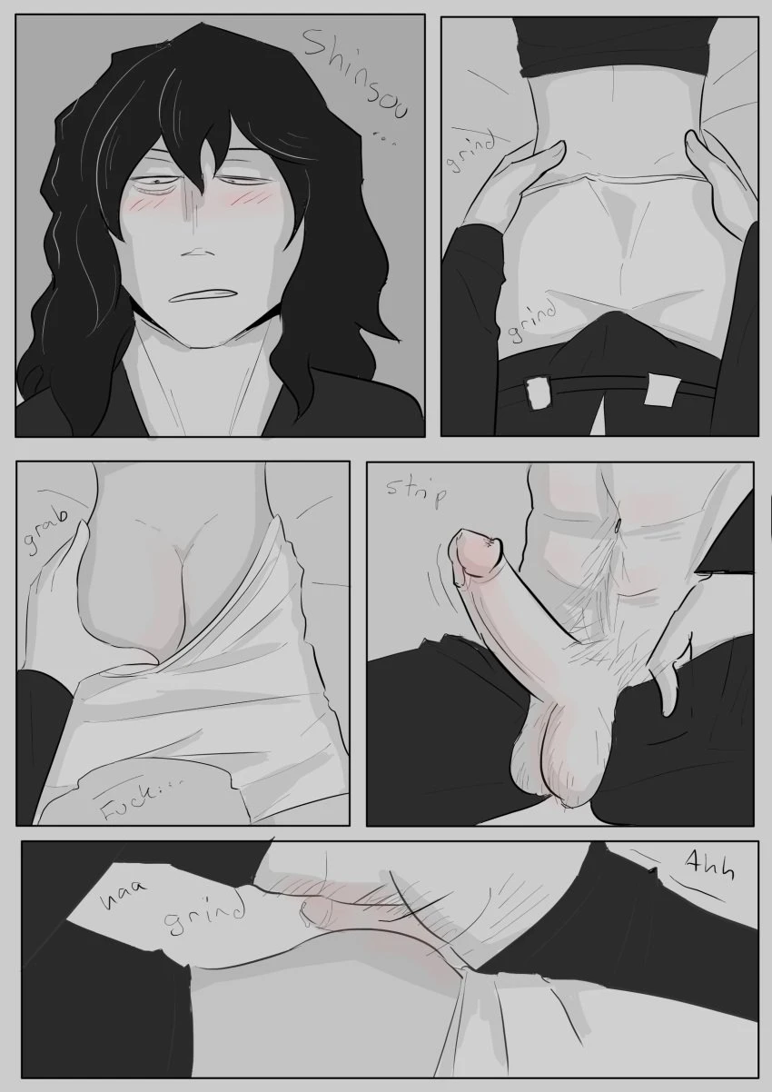 Aiwaza x Shinsou porn comic picture 8