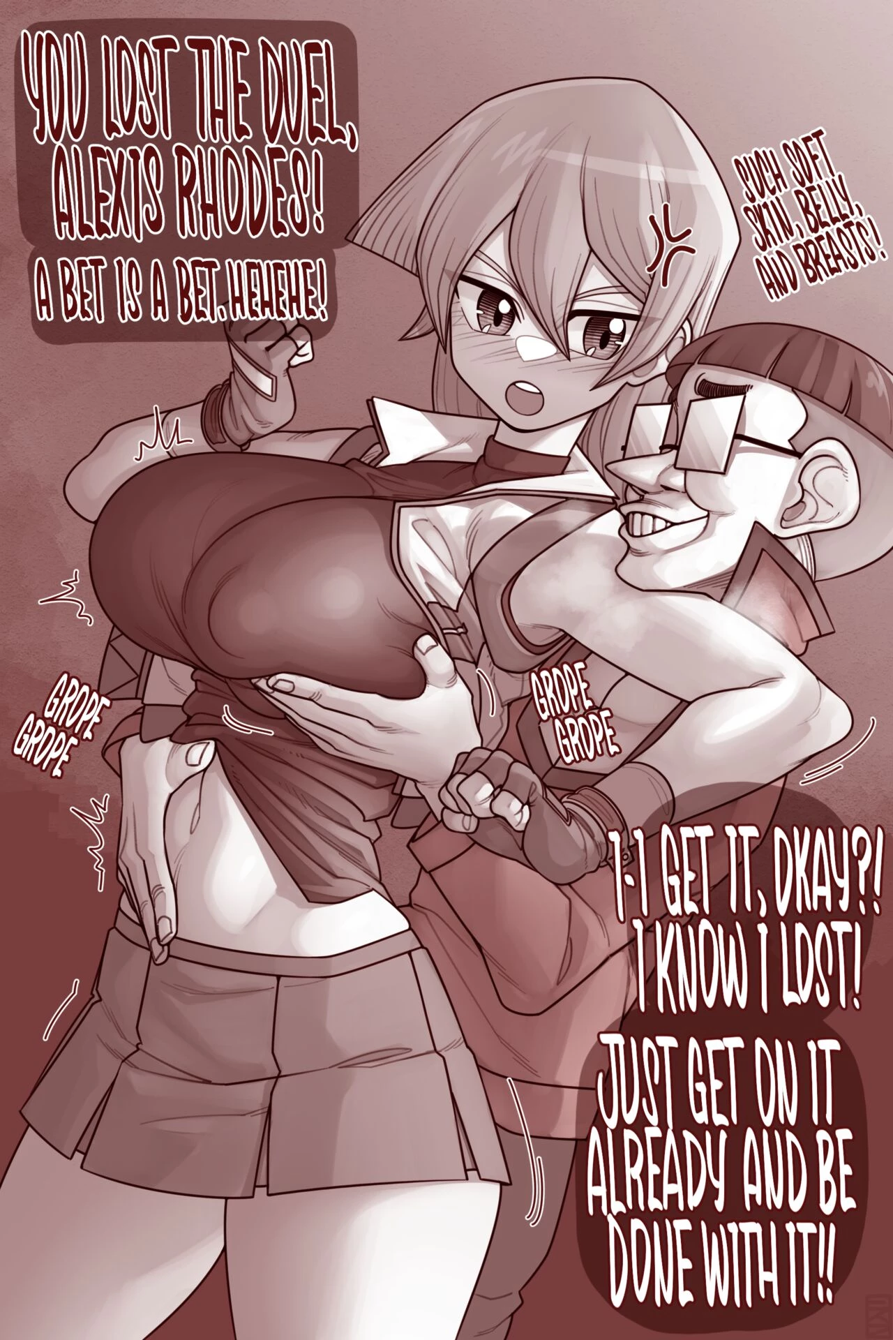 ALEXIS RHODES ZURI porn comic picture 1