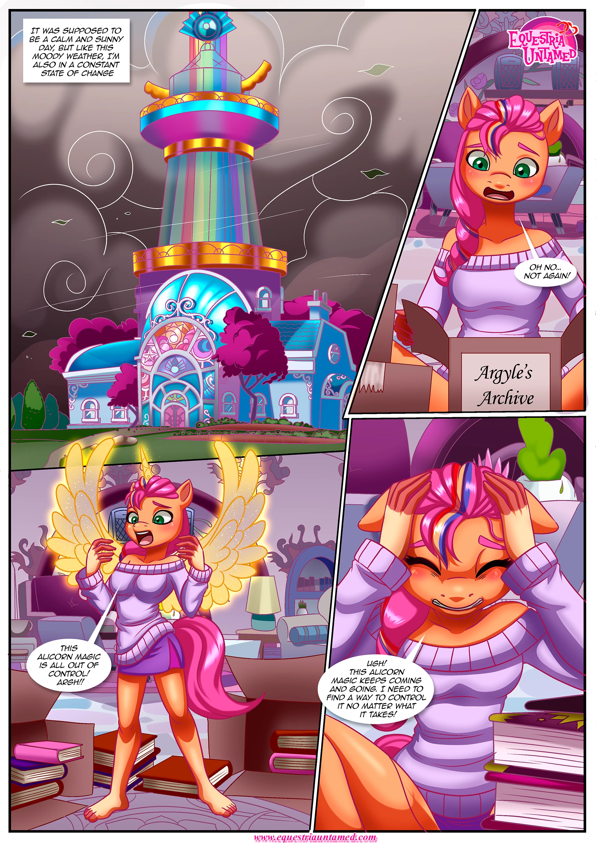 Alicorn secrets porn comic picture 2