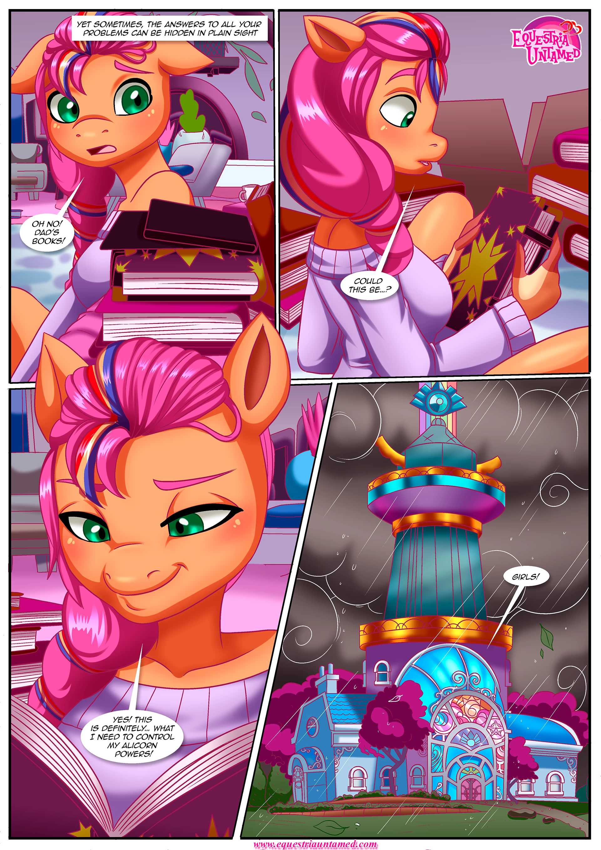 Alicorn secrets porn comic picture 3