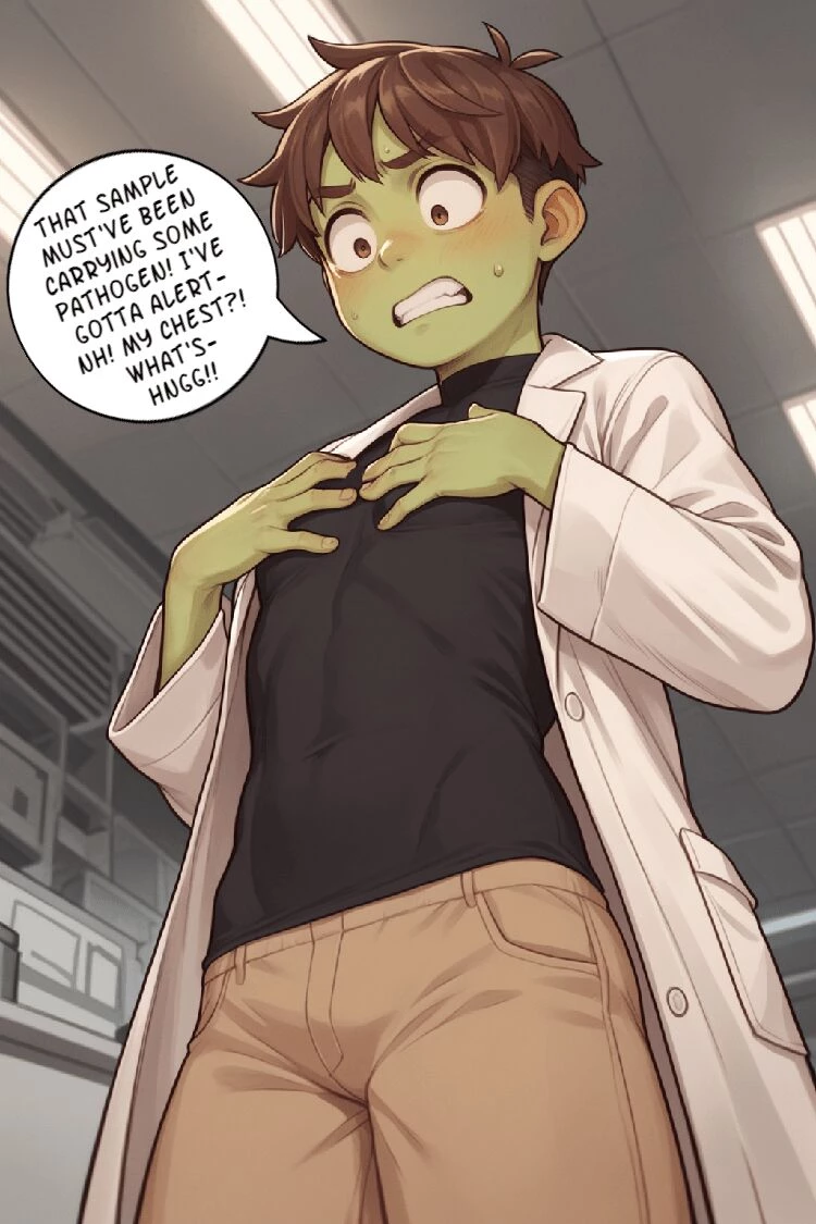 Alien DNA porn comic picture 10