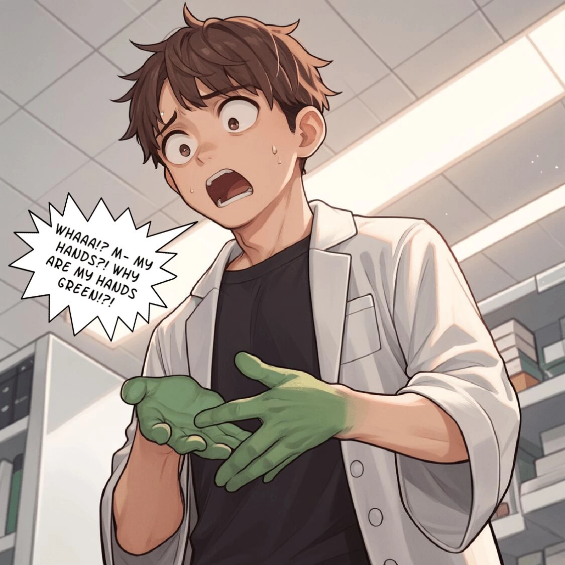 Alien DNA porn comic picture 8