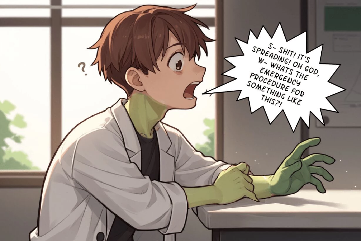 Alien DNA porn comic picture 9