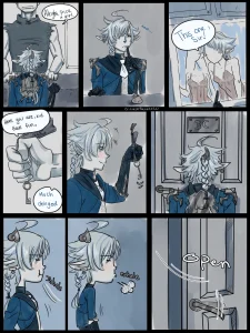 Alisaie x Alphinaud porn comic picture 1
