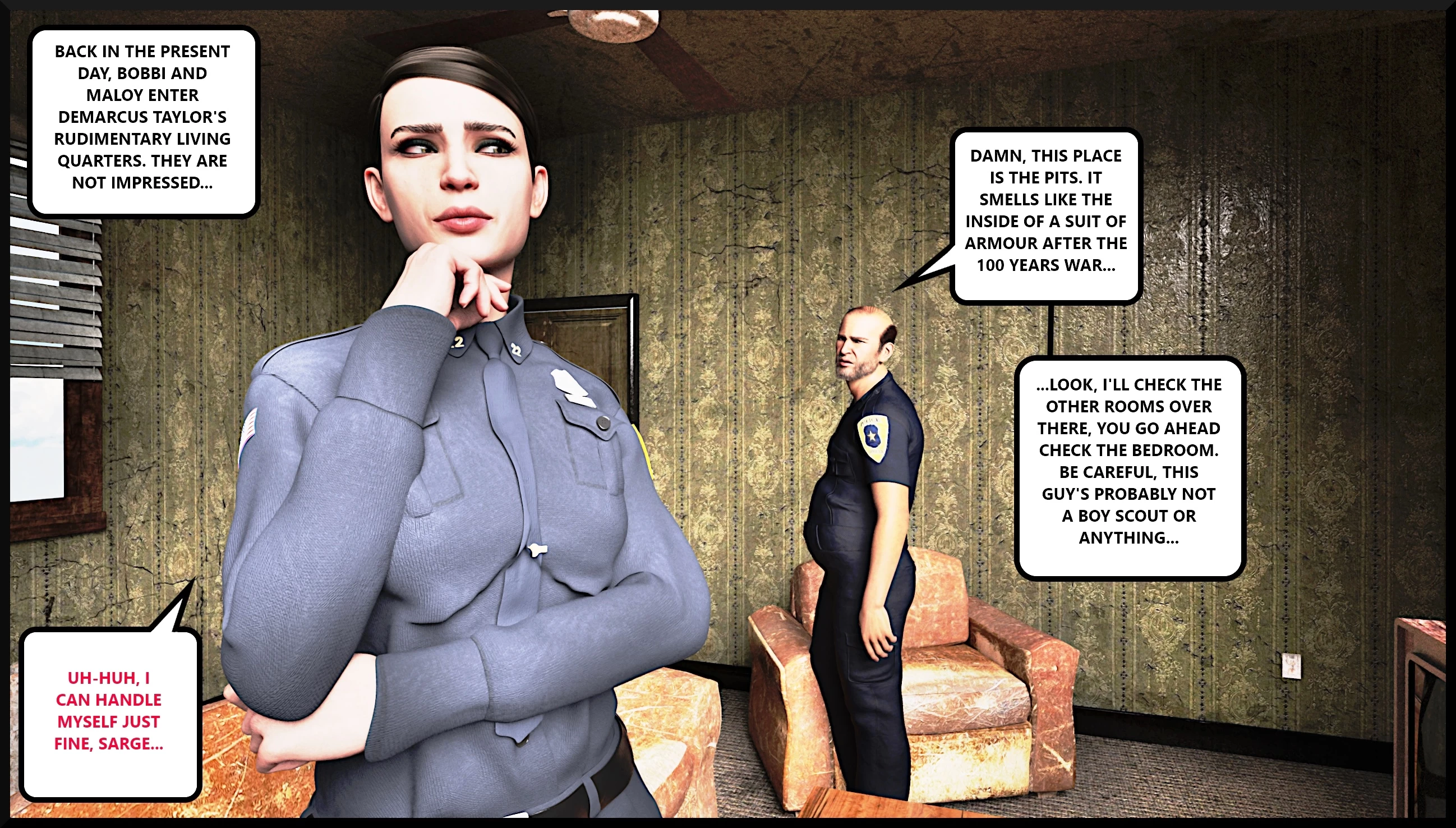 Alison Hale - Bobbi On The Beat porn comic picture 14