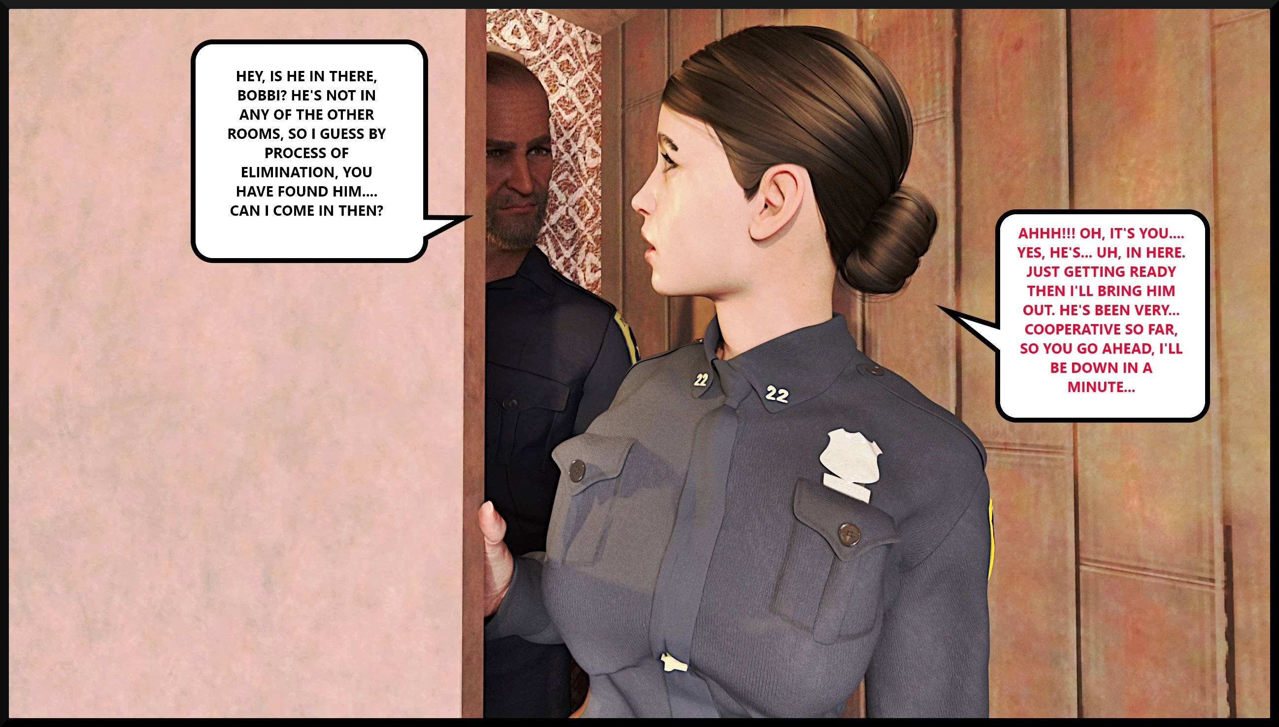 Alison Hale - Bobbi On The Beat porn comic picture 20