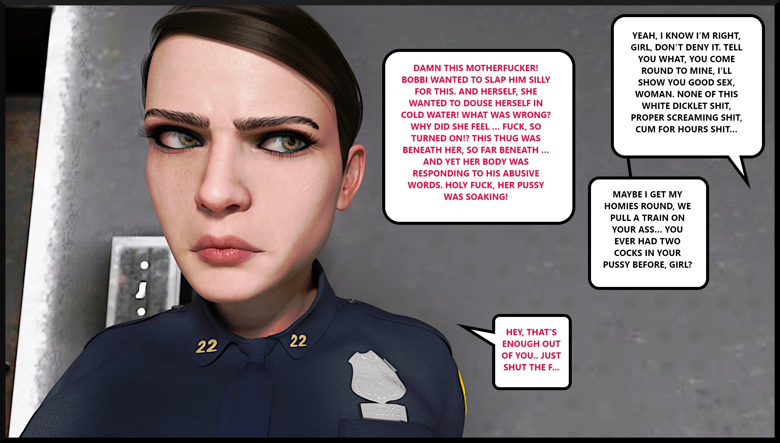 Alison Hale - Bobbi On The Beat porn comic picture 24