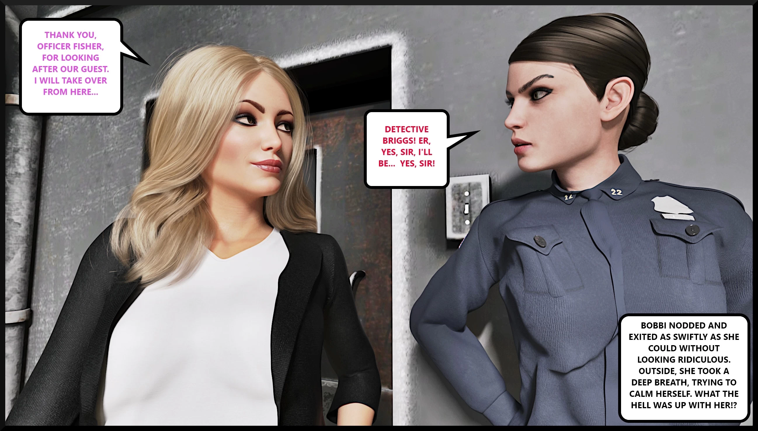 Alison Hale - Bobbi On The Beat porn comic picture 25