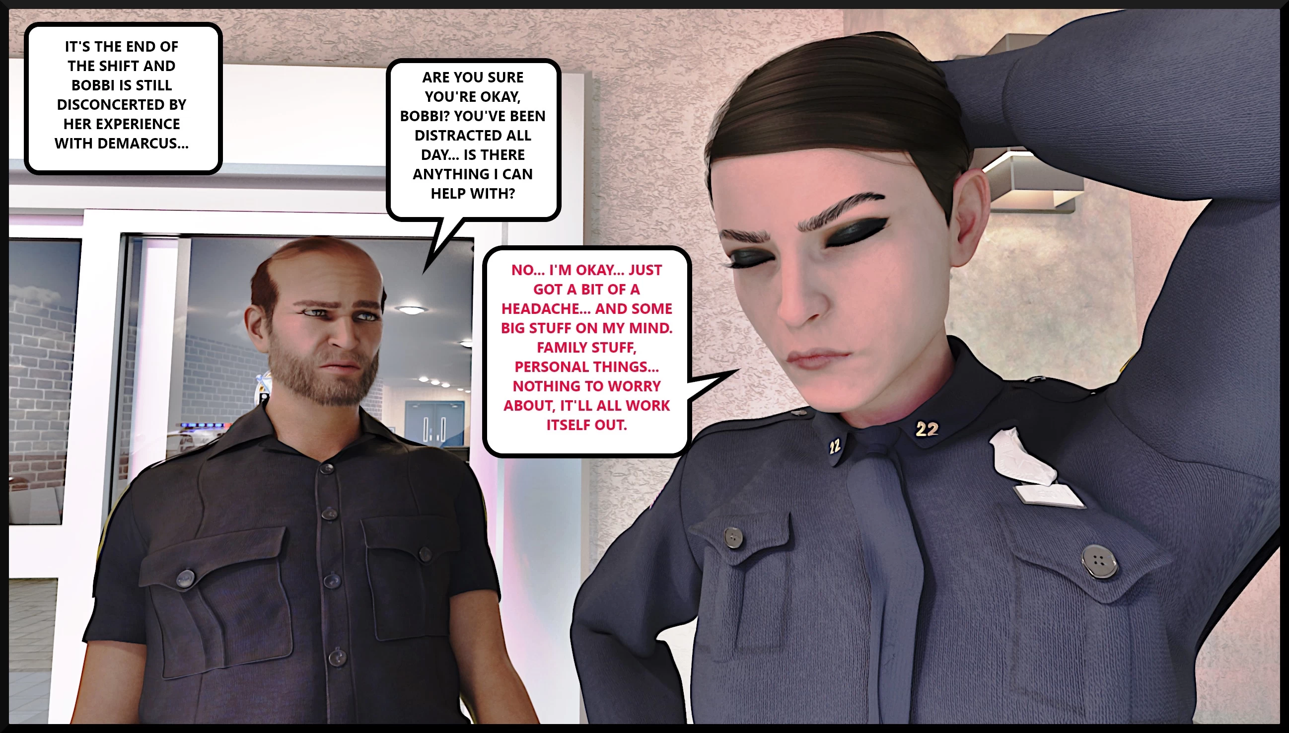 Alison Hale - Bobbi On The Beat porn comic picture 28