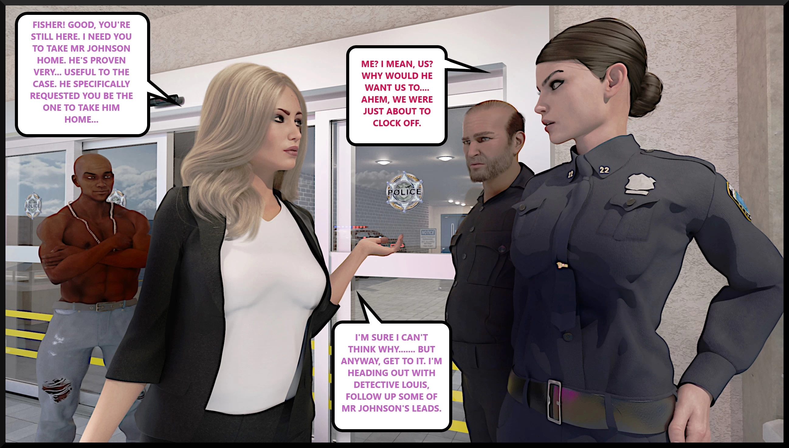 Alison Hale - Bobbi On The Beat porn comic picture 29