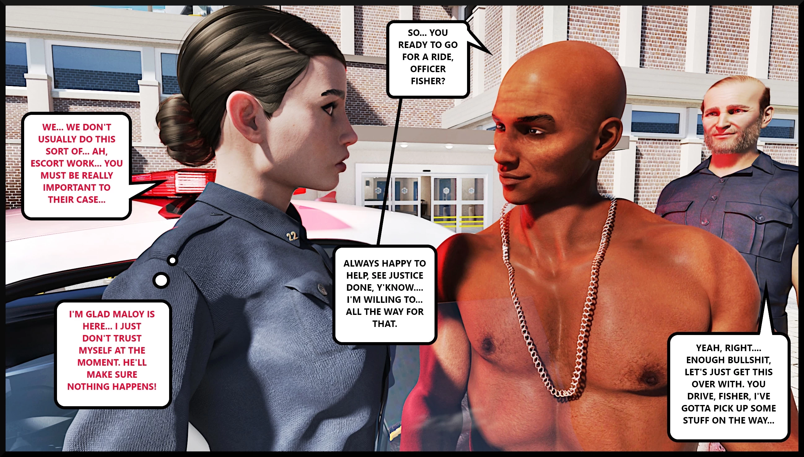 Alison Hale - Bobbi On The Beat porn comic picture 30