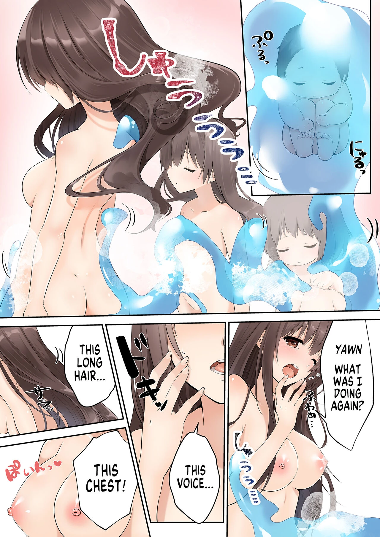 Almost Magical Sex Change Through Mating With a Slime: University Student Yuri Mizuhara | Suraimu to Majiwaru Mahou No You Na Seitenkan porn comic picture 14