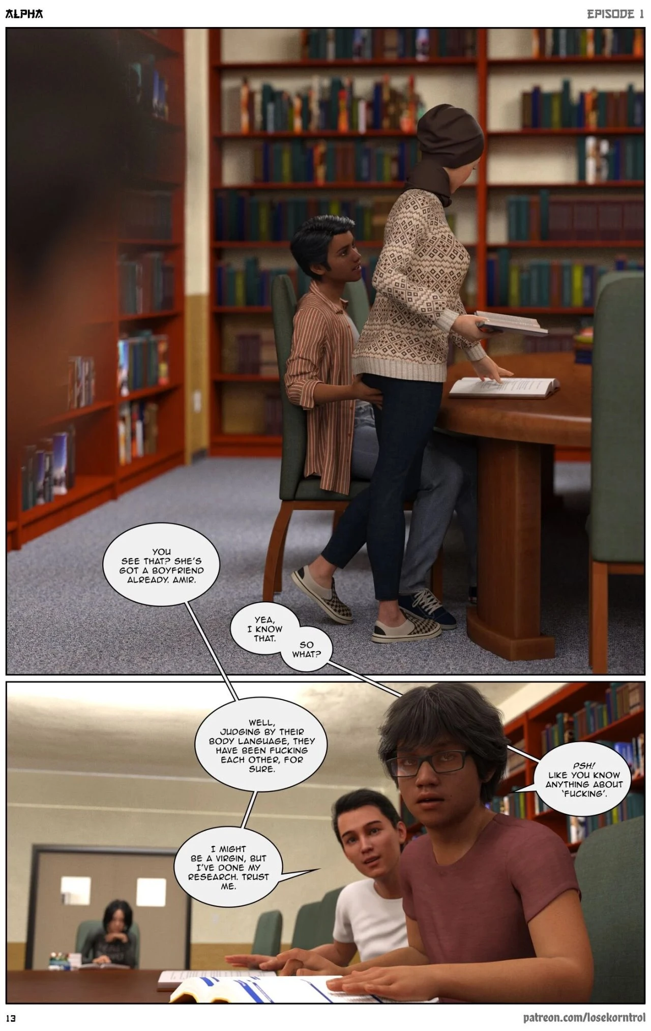 Alpha porn comic picture 13