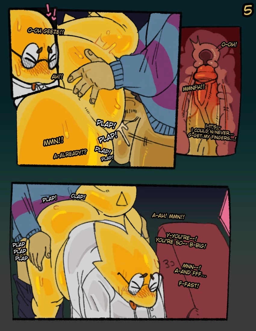Alphys First Impression porn comic picture 5