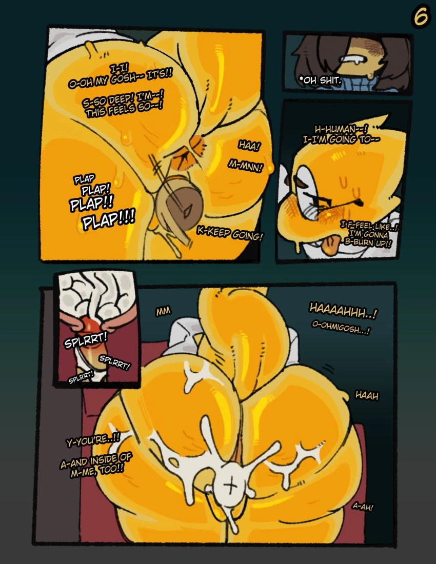 Alphys First Impression porn comic picture 6