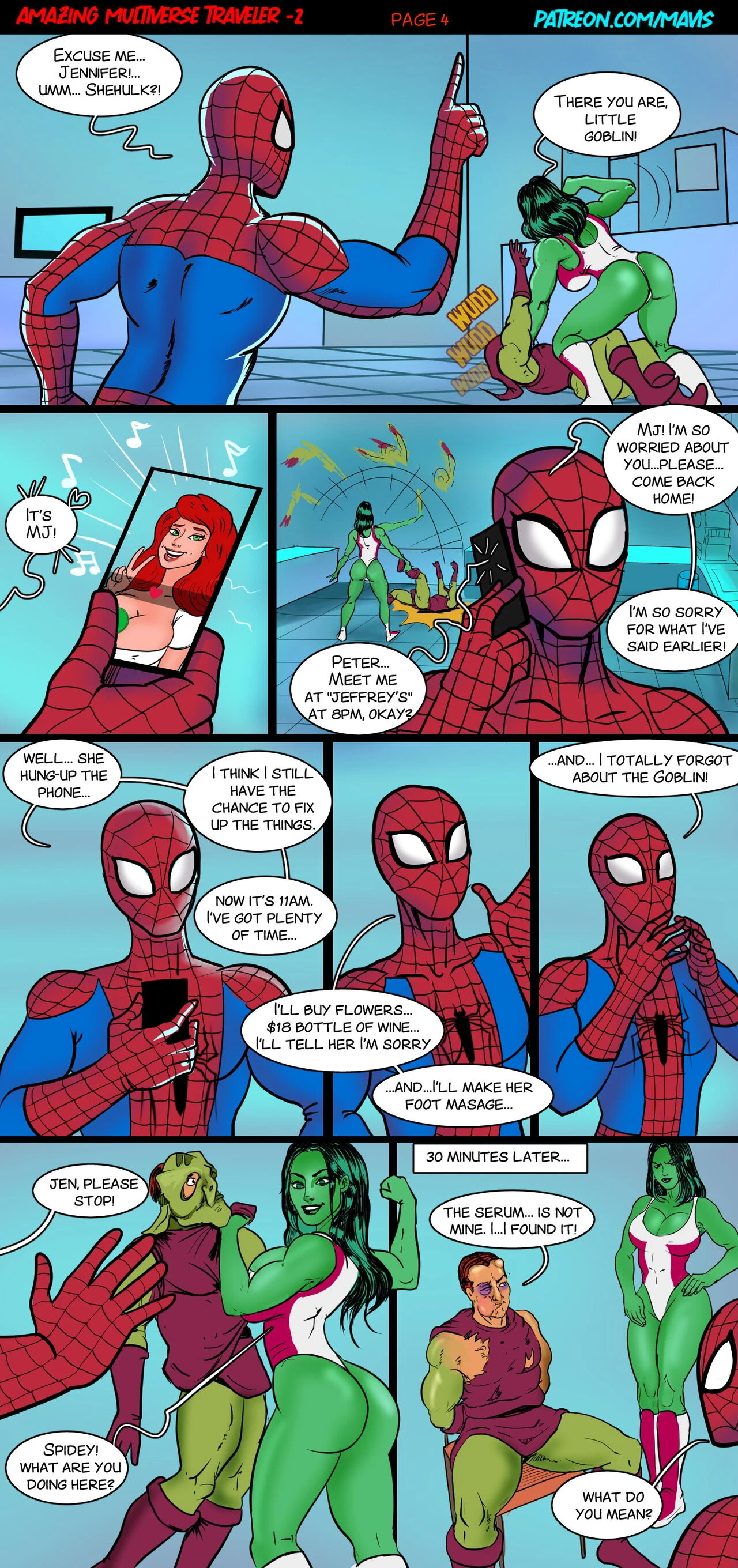 Amazing Multiverse Traveler 2 porn comic picture 5