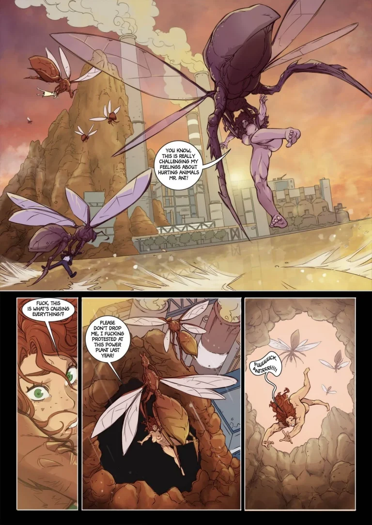 Amazons vs Ants porn comic picture 30
