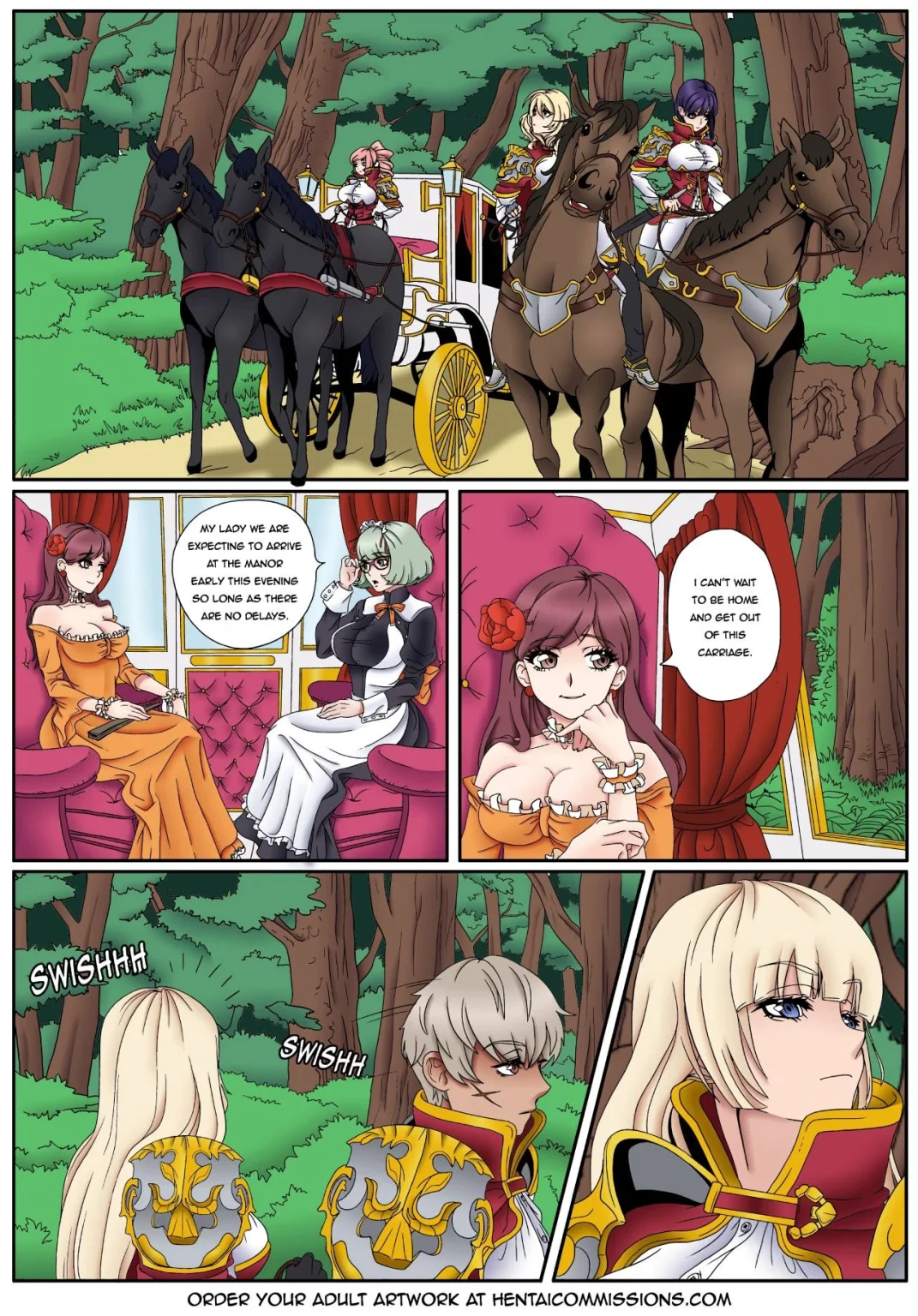 Ambush porn comic picture 1