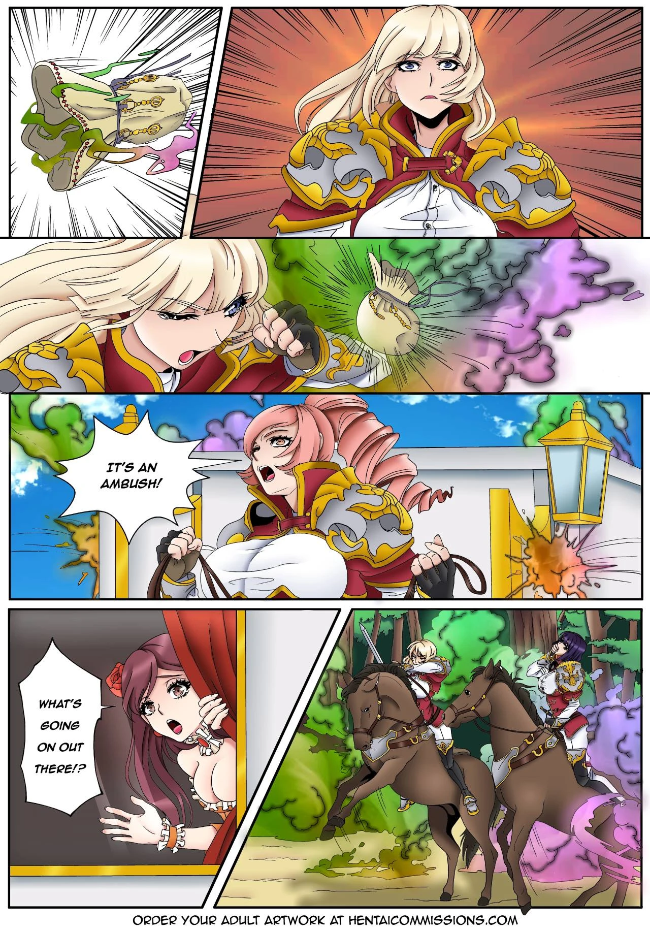 Ambush porn comic picture 2