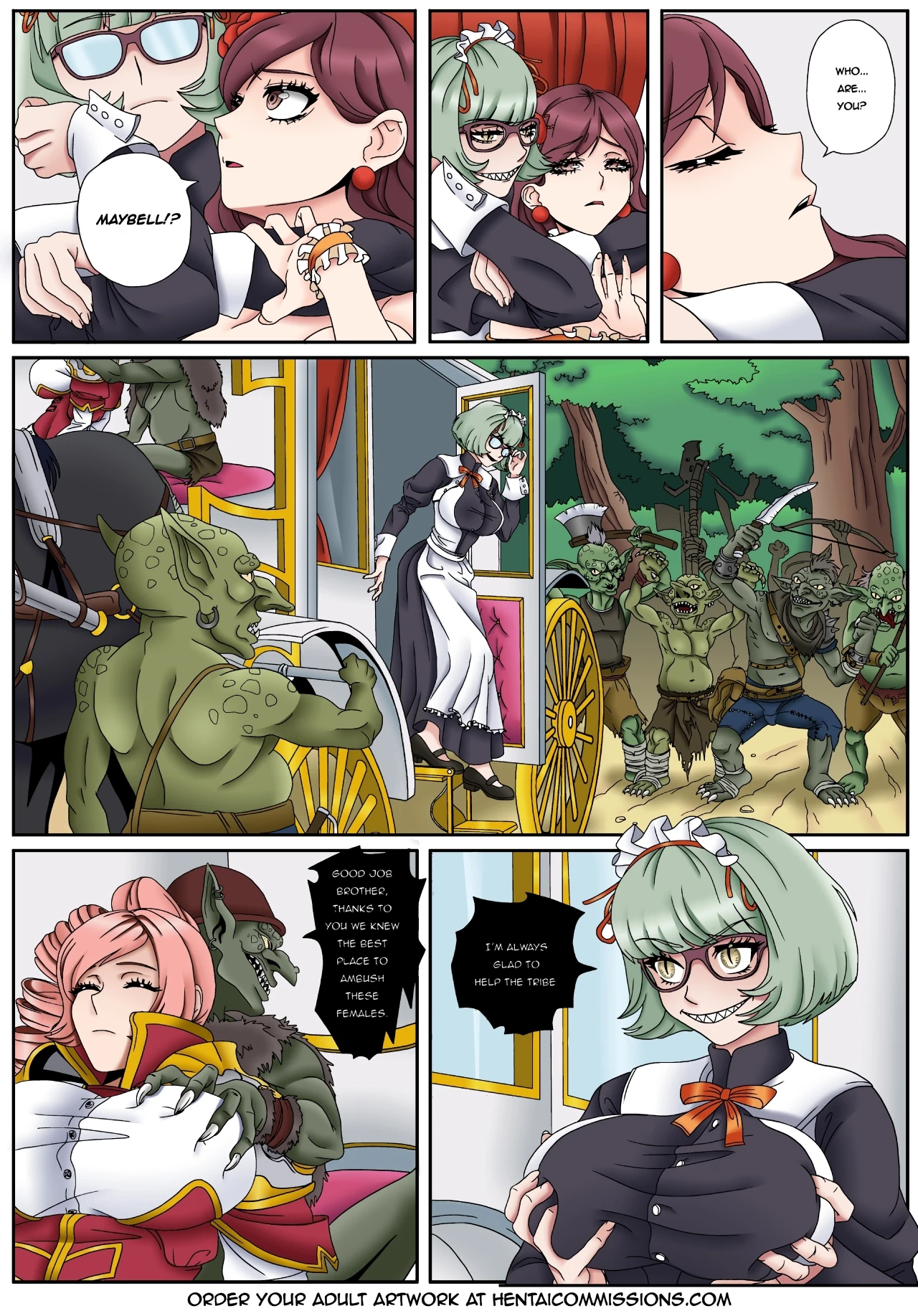 Ambush porn comic picture 4