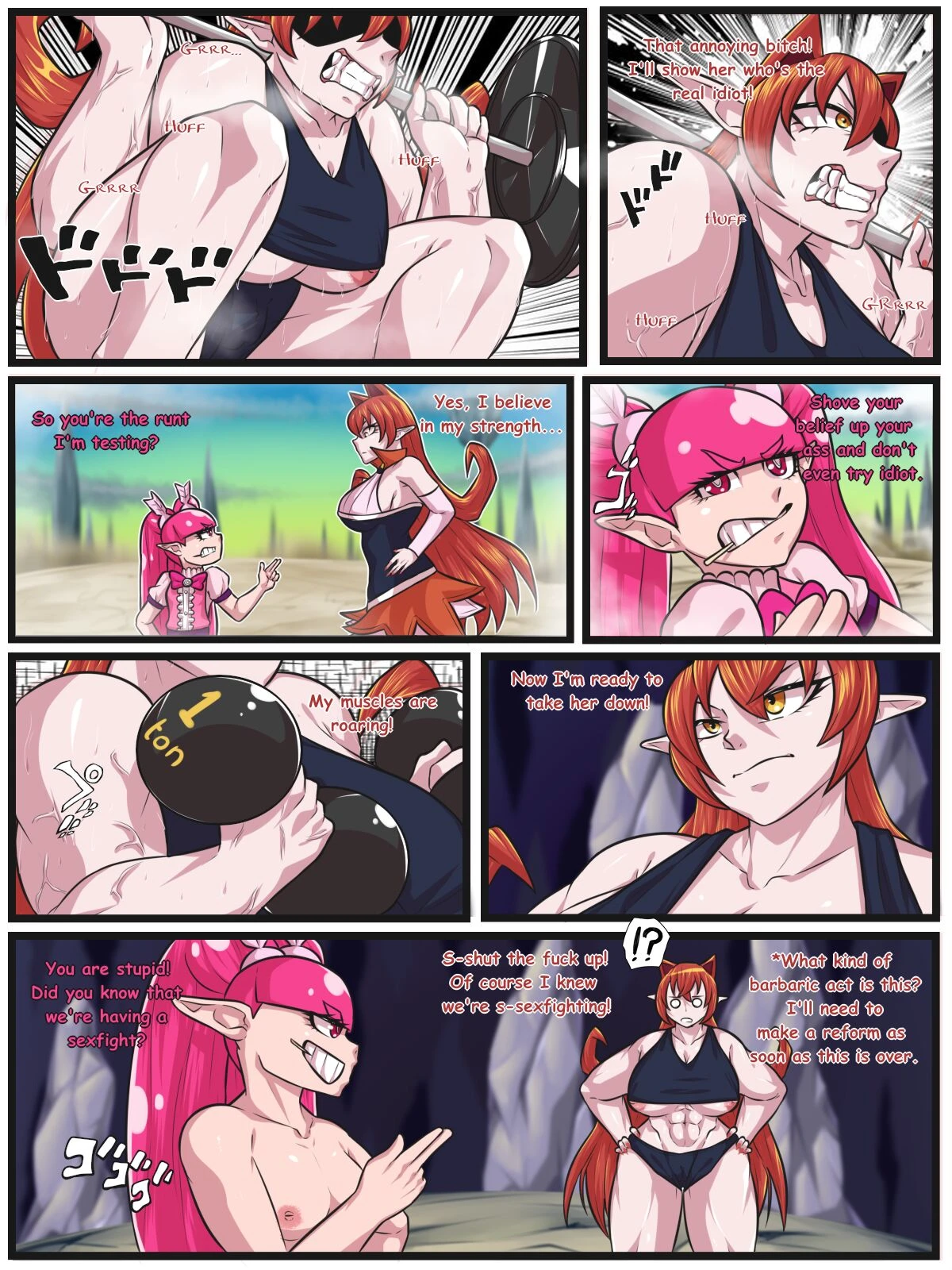 Ameri vs. Bachinko porn comic picture 1