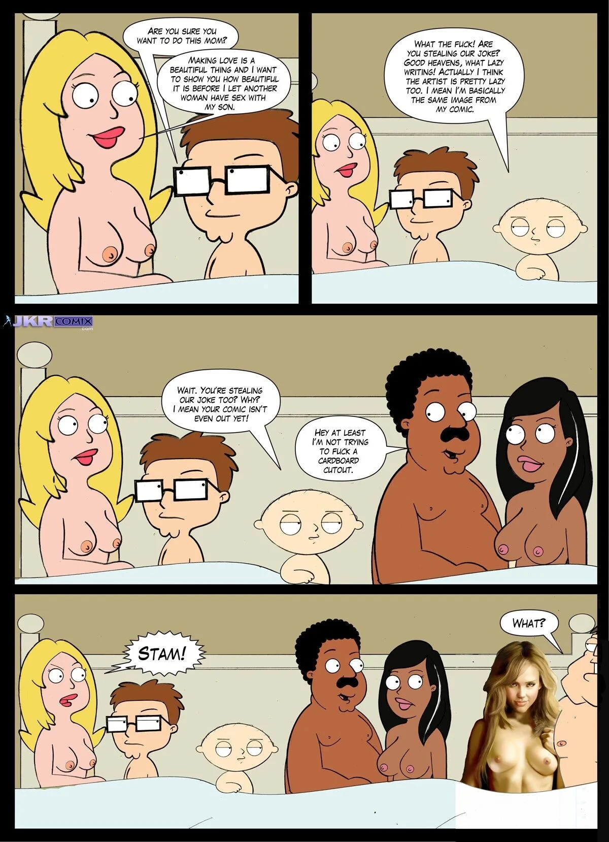 Americock Dad porn comic picture 3