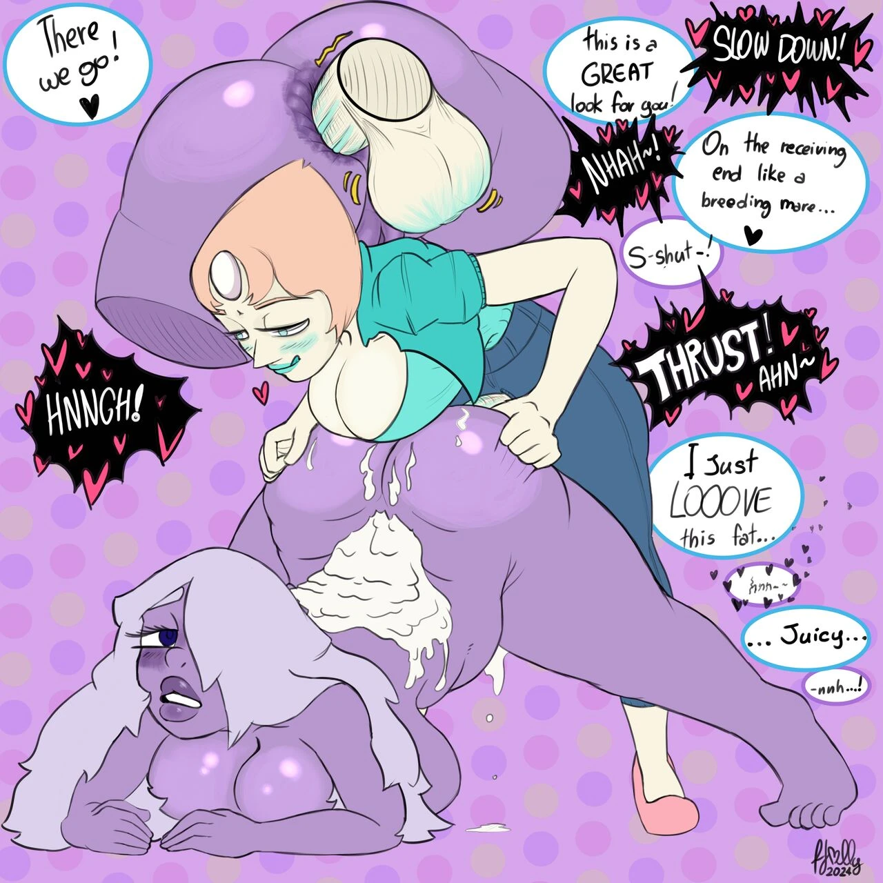 Amethyst gets her rectum pounded into next Tuesday porn comic picture 4