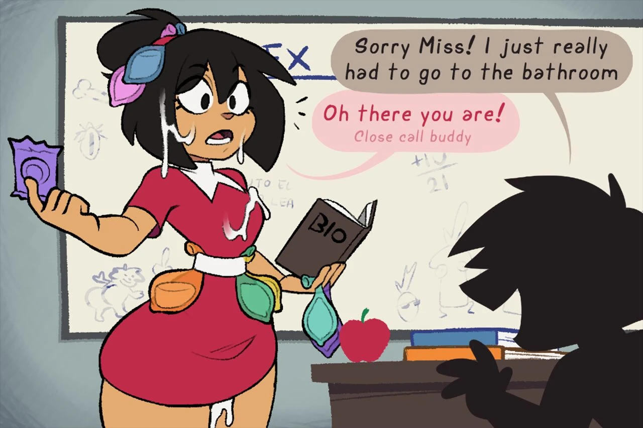 Ammy Substitute Teacher porn comic picture 3