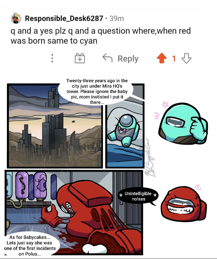 Among Us: The Series First Artist Q&A porn comic picture 2