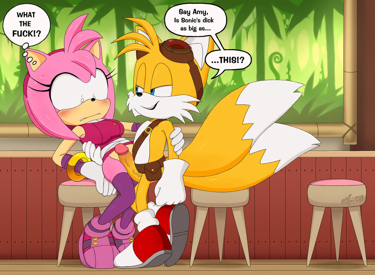 Amy and Tails porn comic picture 5