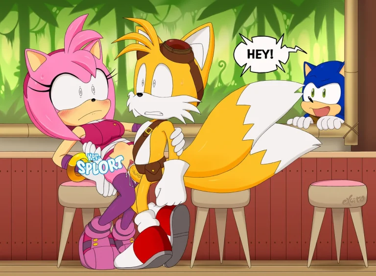Amy and Tails porn comic picture 7