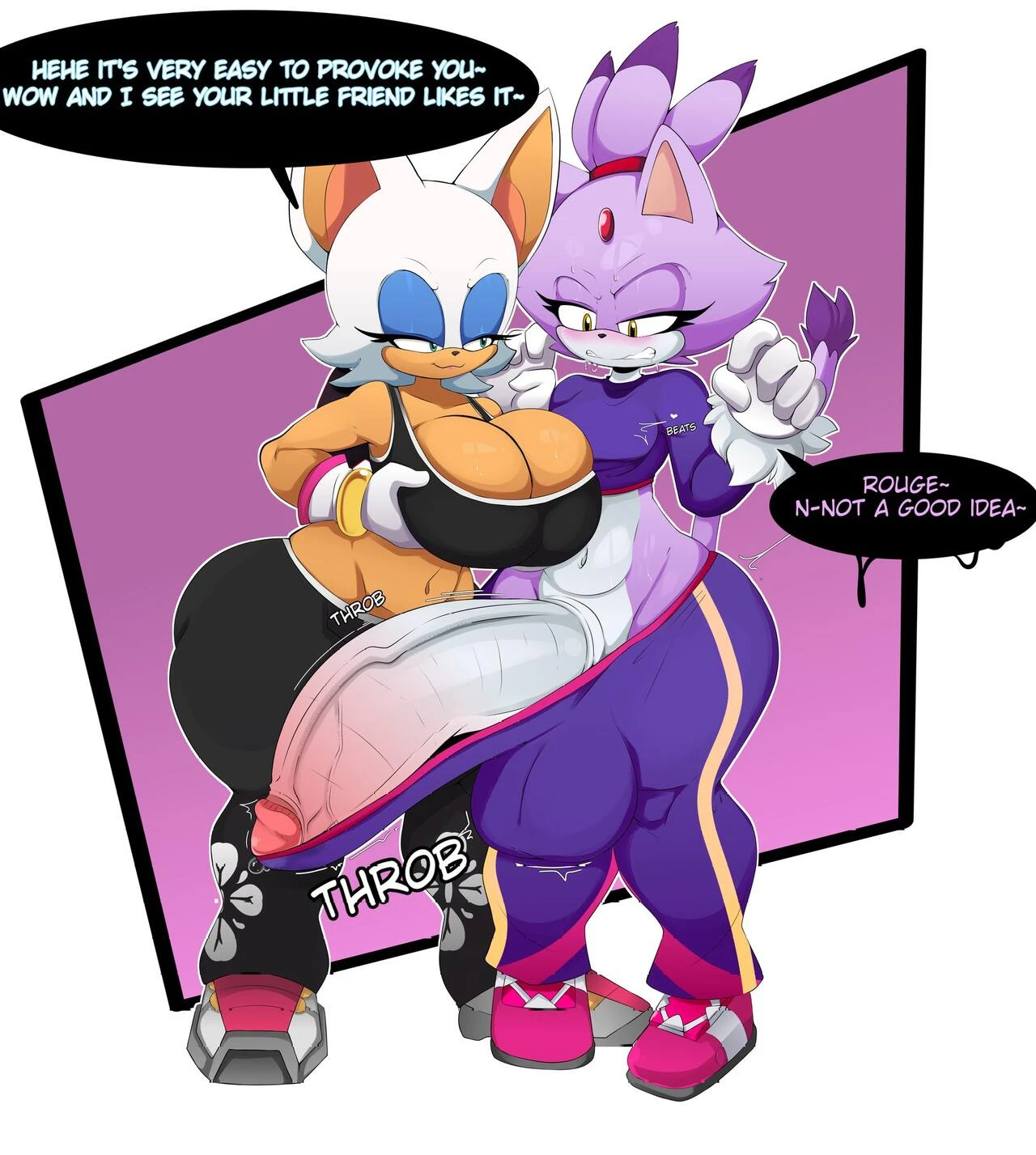 Amy, Rouge & Blaze porn comic picture 11