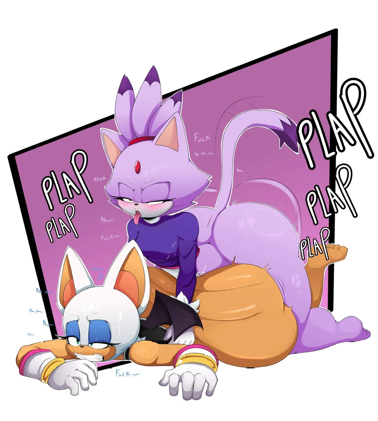 Amy, Rouge & Blaze porn comic picture 12