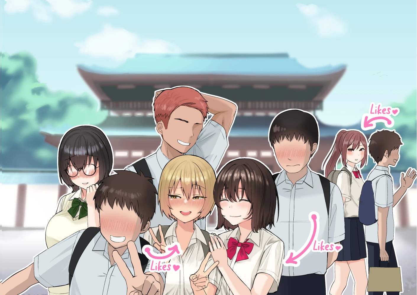 An Ordinary Commemorative Photo of a School Trip porn comic picture 2